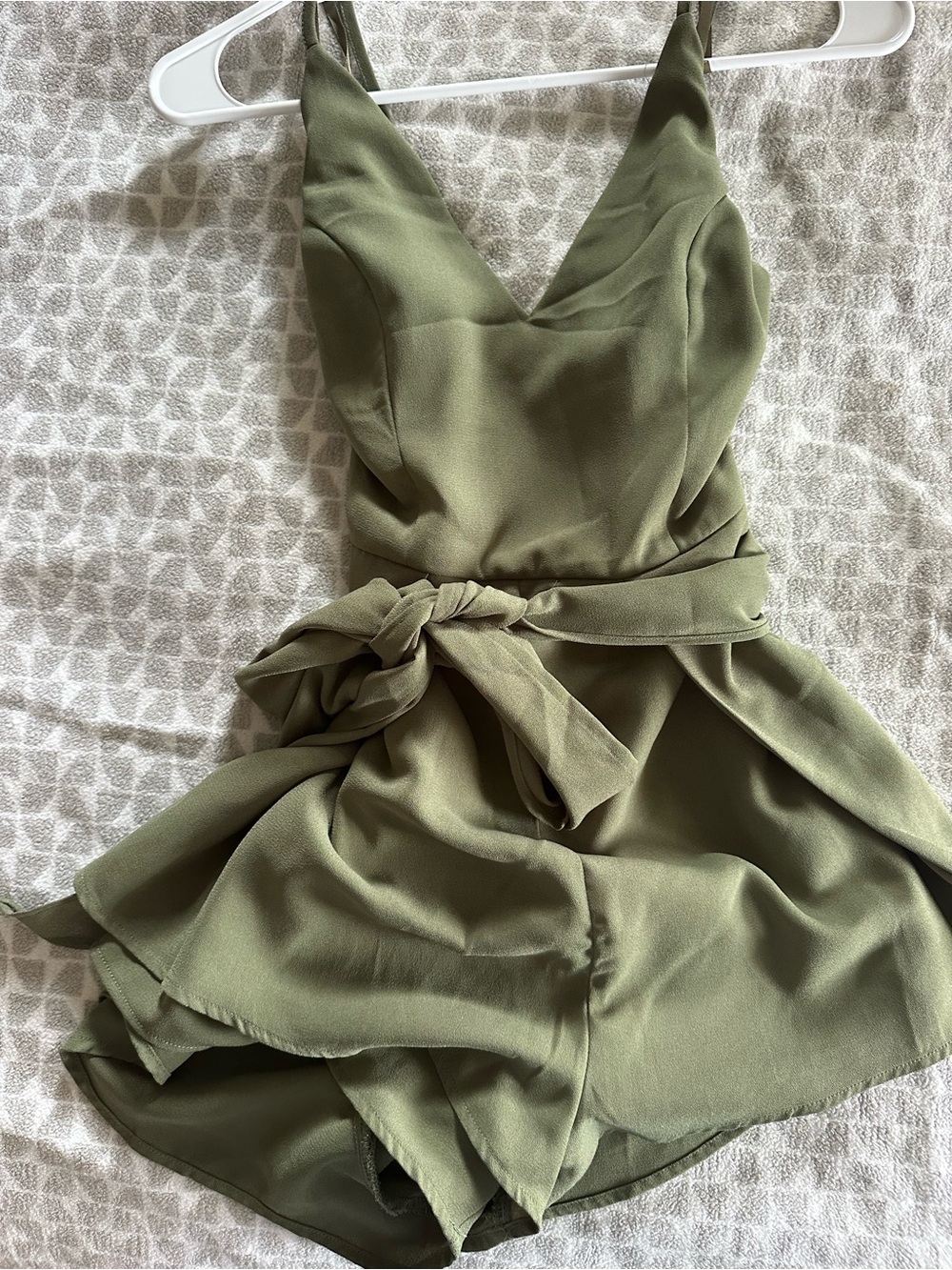 HERE COMES THE SUN Olive Romper